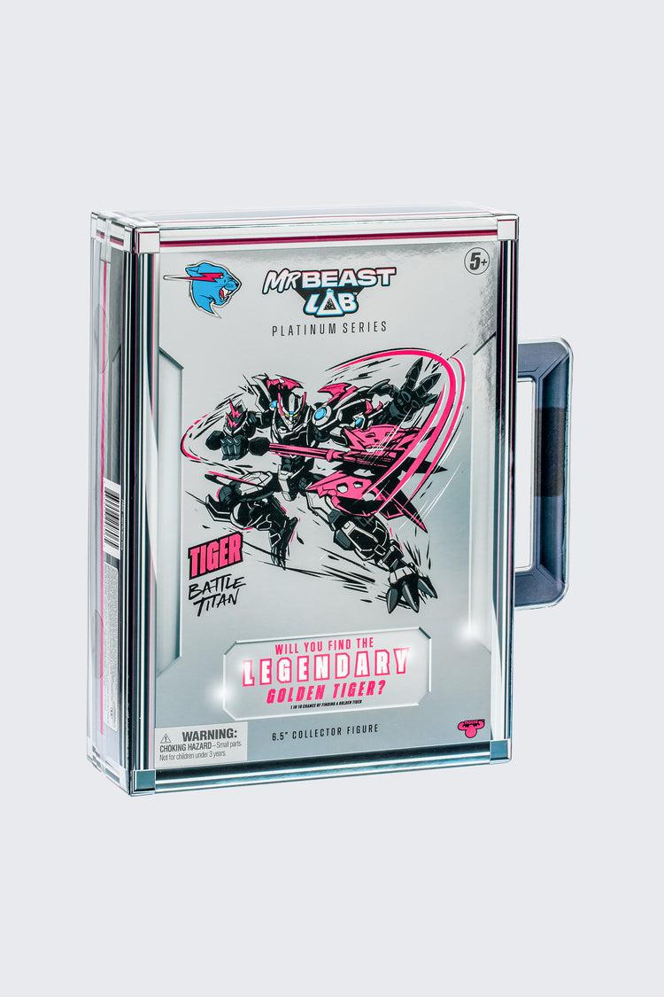 MrBeast Lab Platinum Series 6.5” Battle Titan Collector Figure - Tiger ...