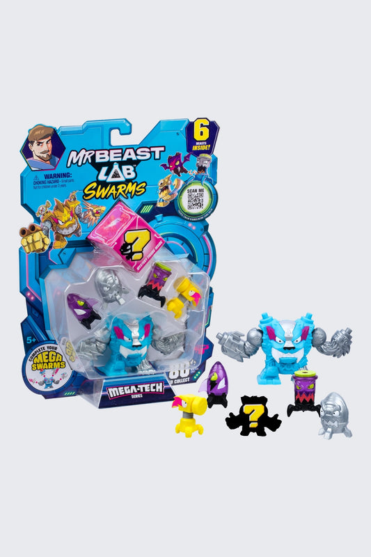 MrBeast Lab Swarms Lab Pack - MEGA-TECH Series, 6 Pack