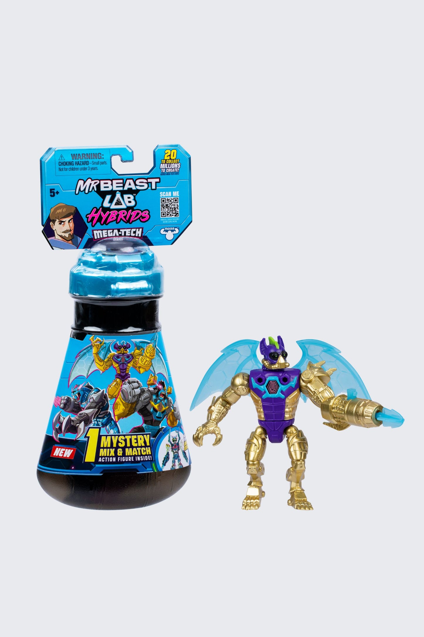 MrBeast Lab Hybrids Single Pack - MEGA-TECH Series, Mystery Figure