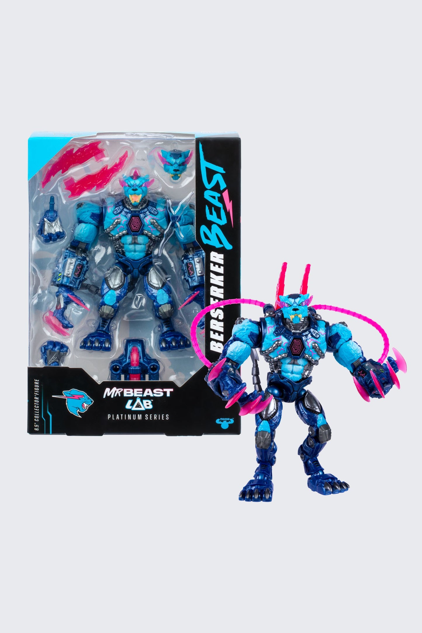MrBeast Lab Platinum Series Berzerker Beast - Collector Figure