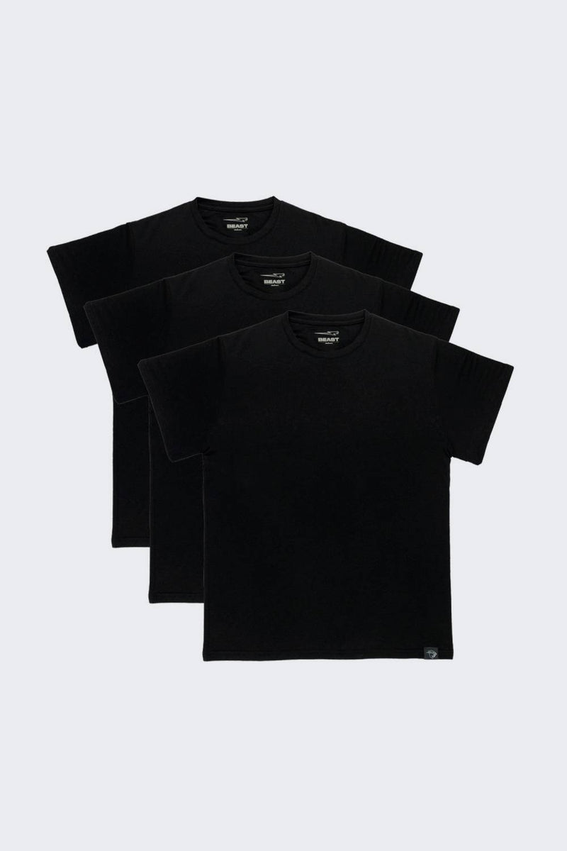 Short Sleeve Crew Neck 3-Pack