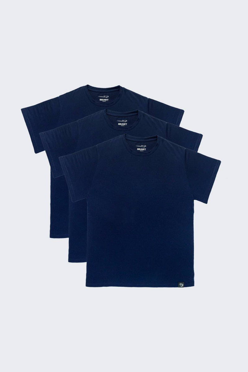 Short Sleeve Crew Neck 3-Pack