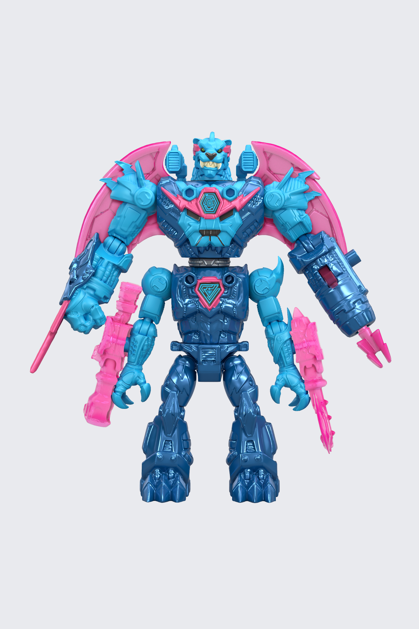 MrBeast Lab Hybrids Mega Hero Lab - MEGA-TECH Series, 4 Figure Pack