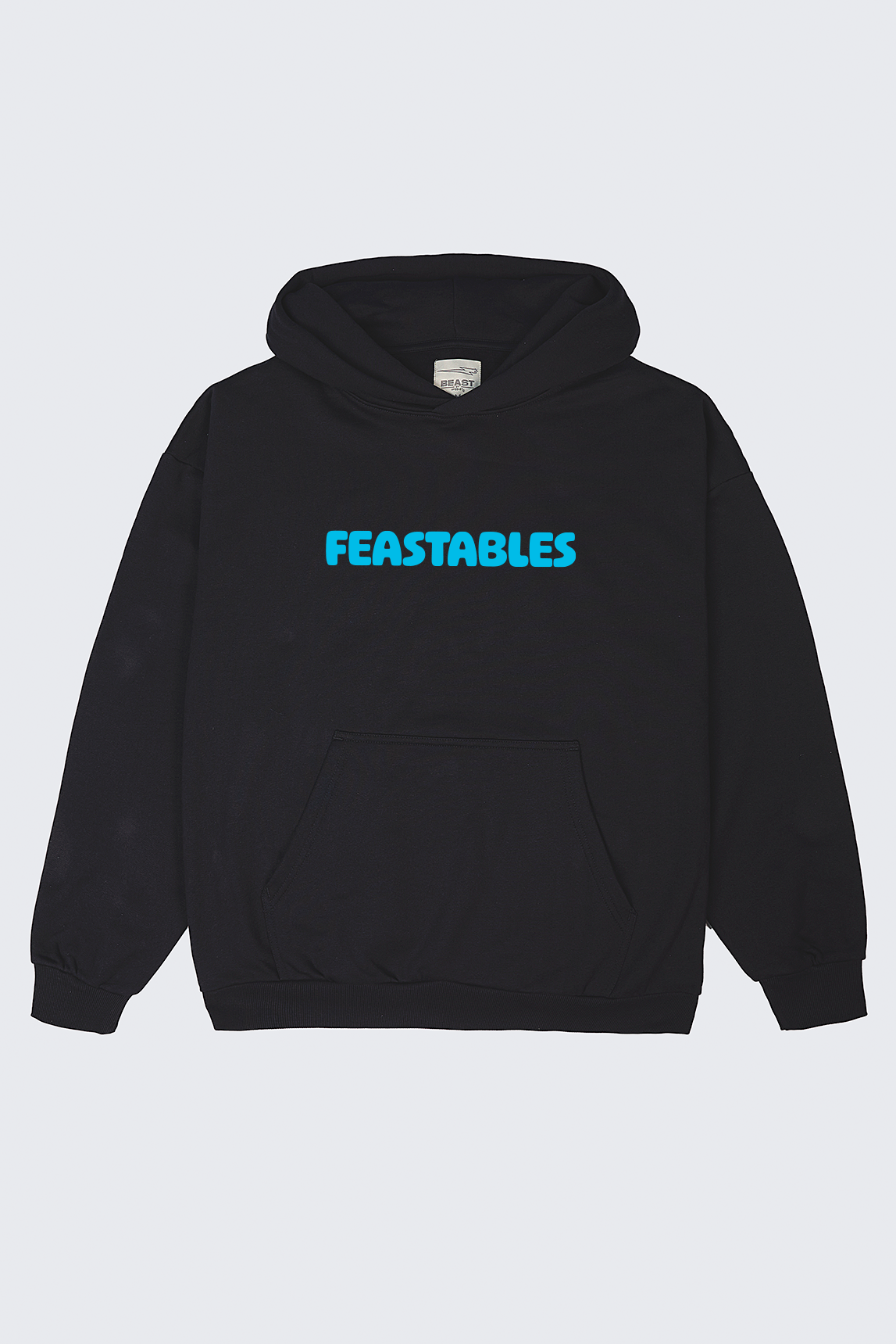 Feastables Retro Hoodie - Black
