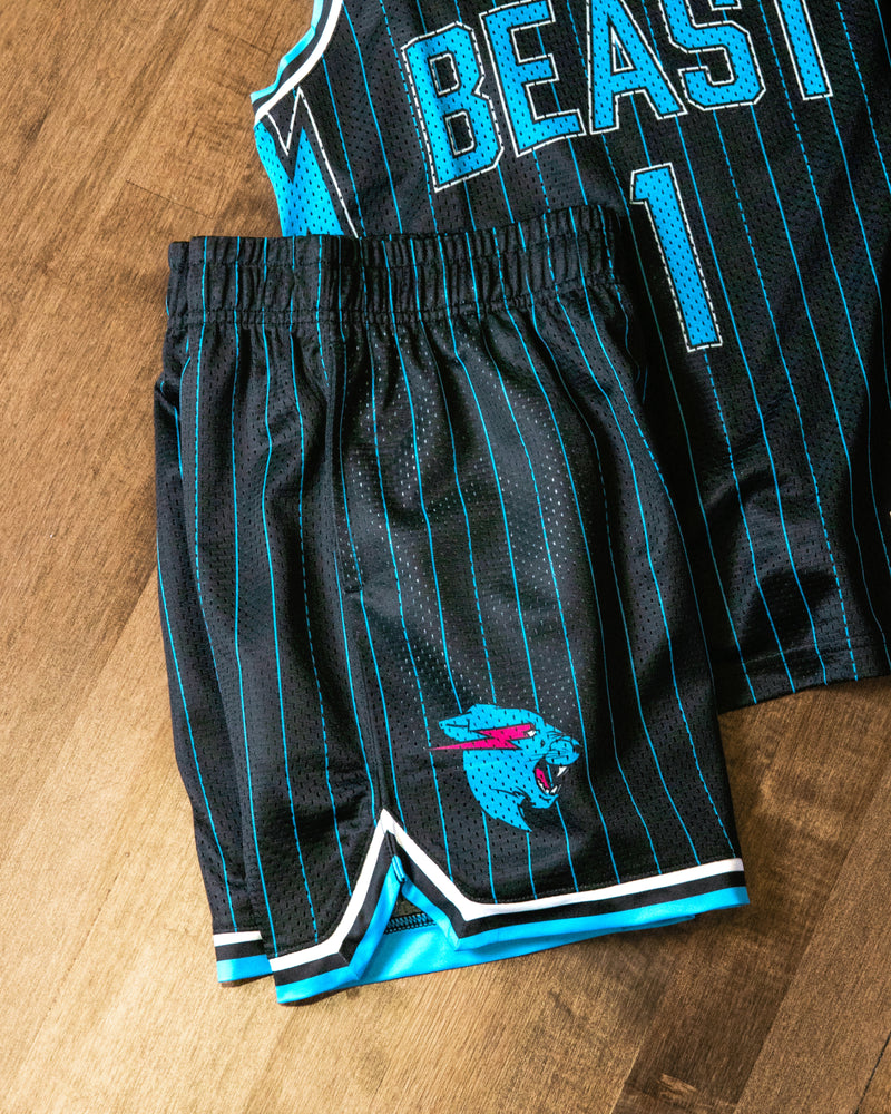 Authentic Pinstripe Basketball Shorts
