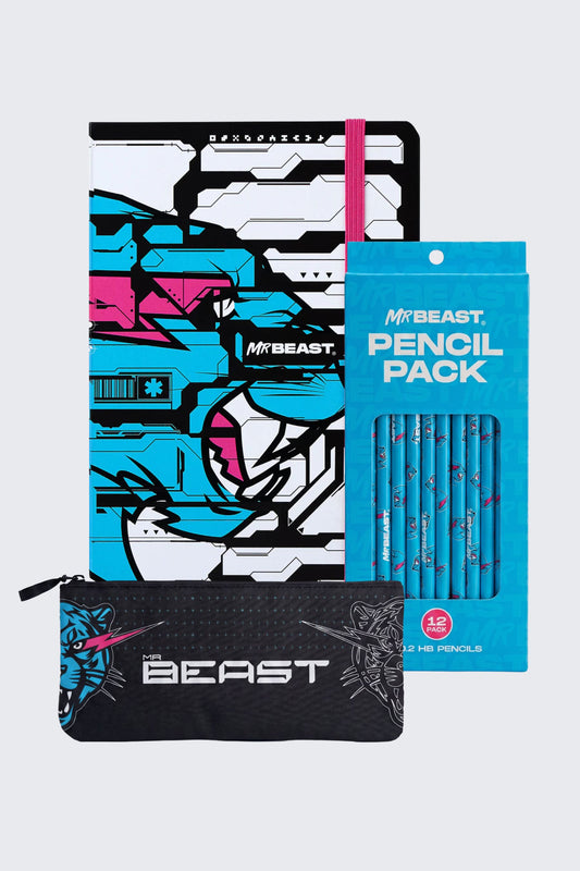 MrBeast 3-Piece Stationery Set