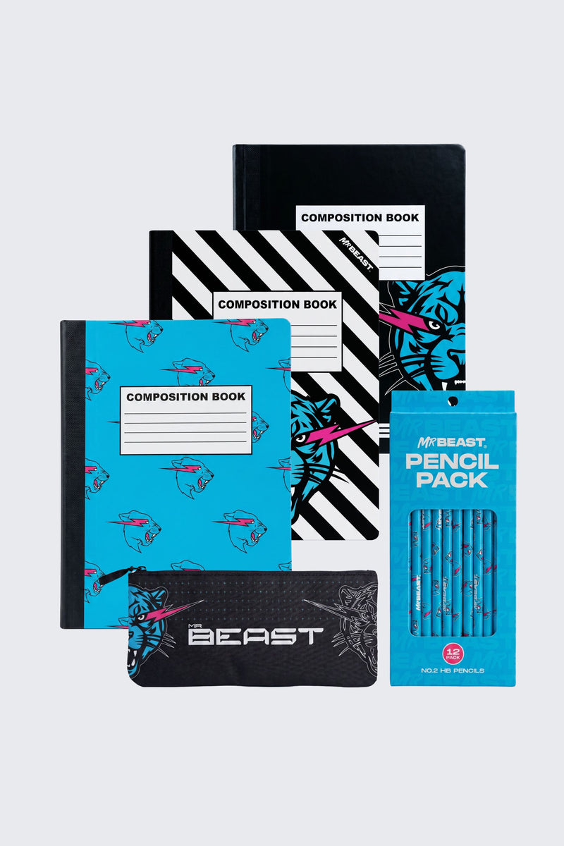 MrBeast 5-Piece Stationery Set