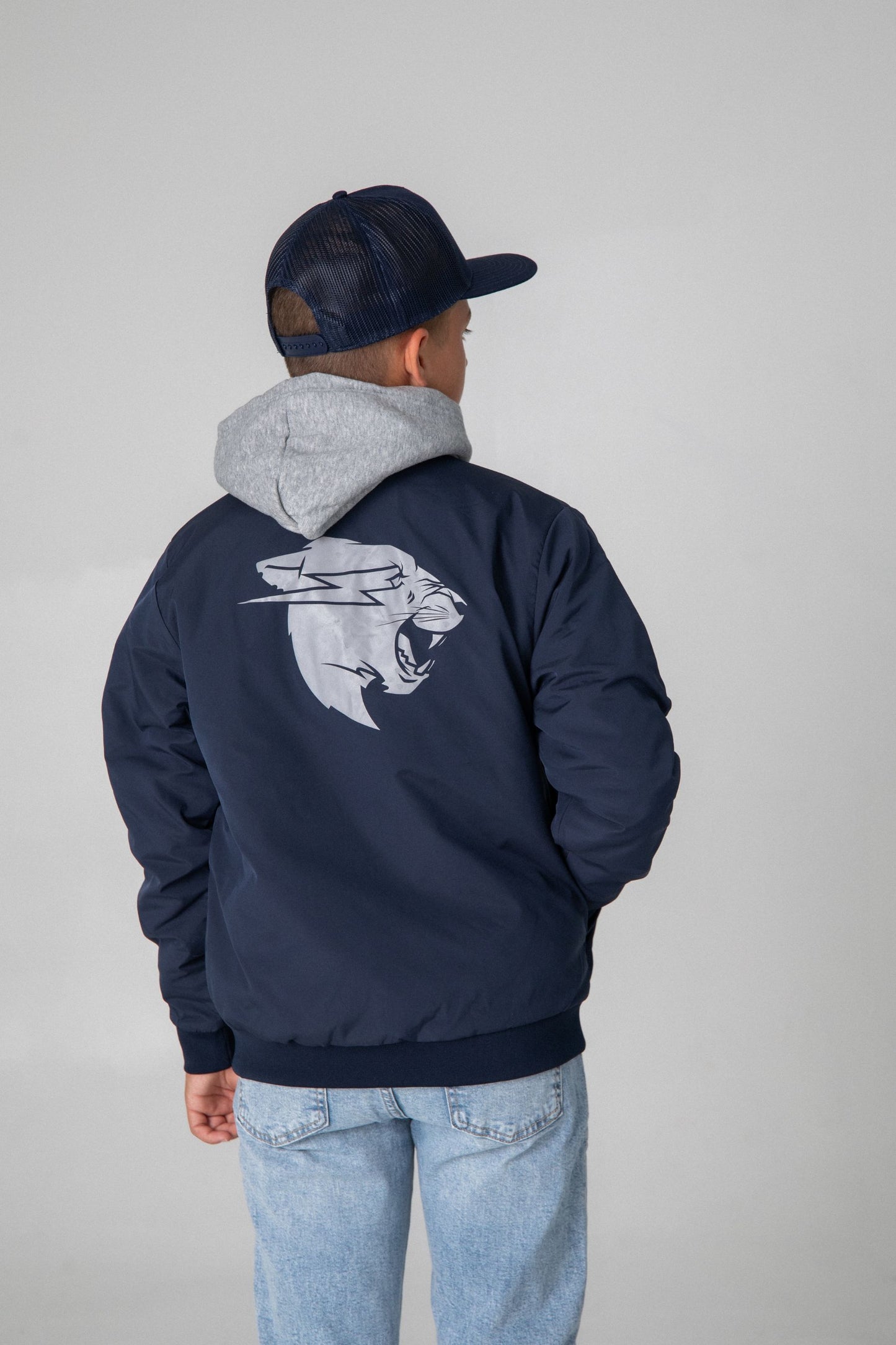 Beast Holographic Illusion Bomber Jacket