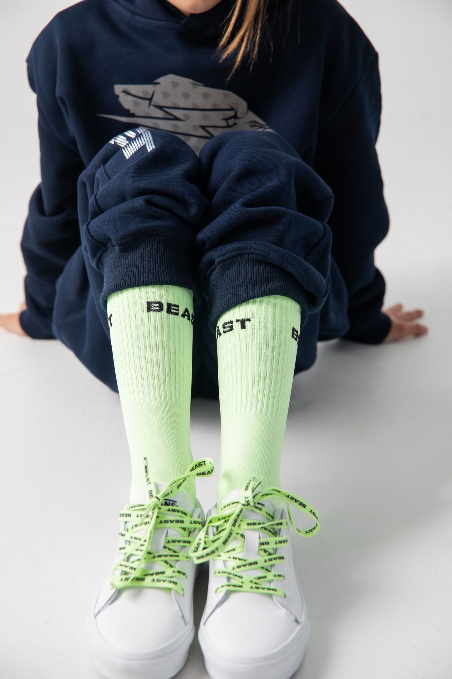 4 Pack Glow in the Dark Beast Socks Bundle