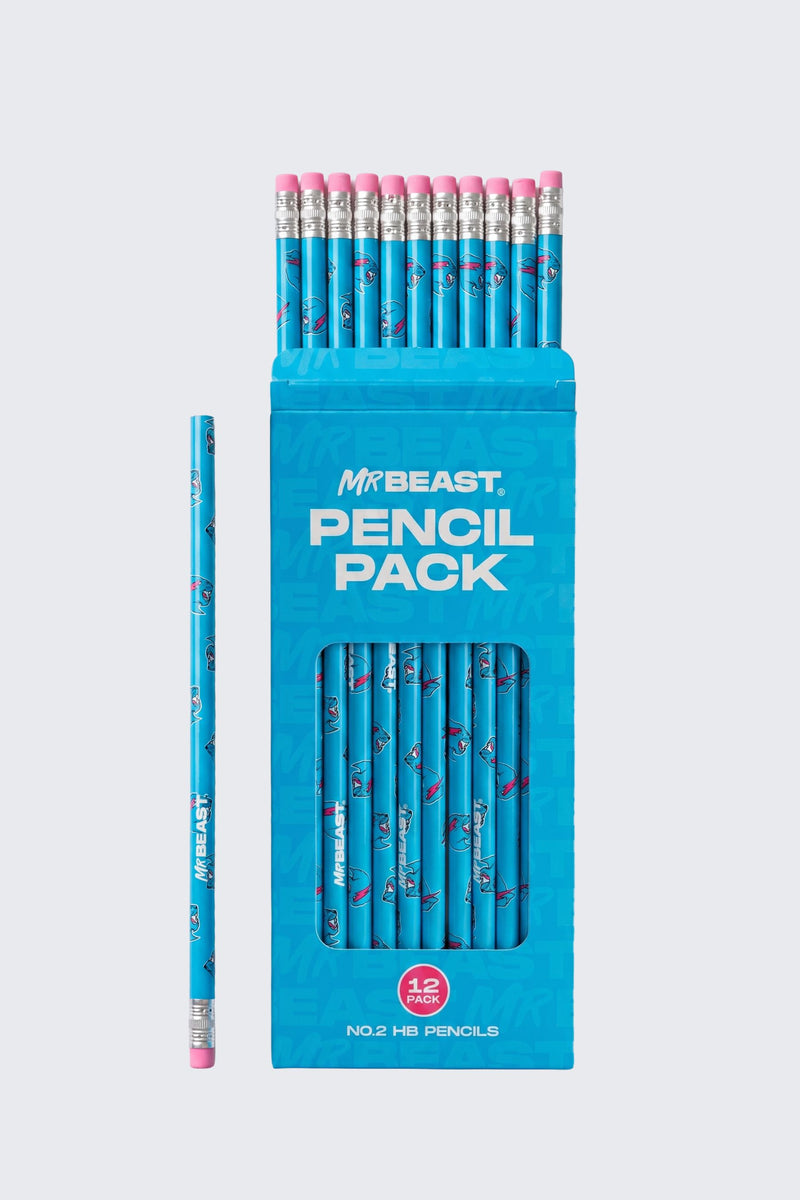 MrBeast Pencils 12 Pack
