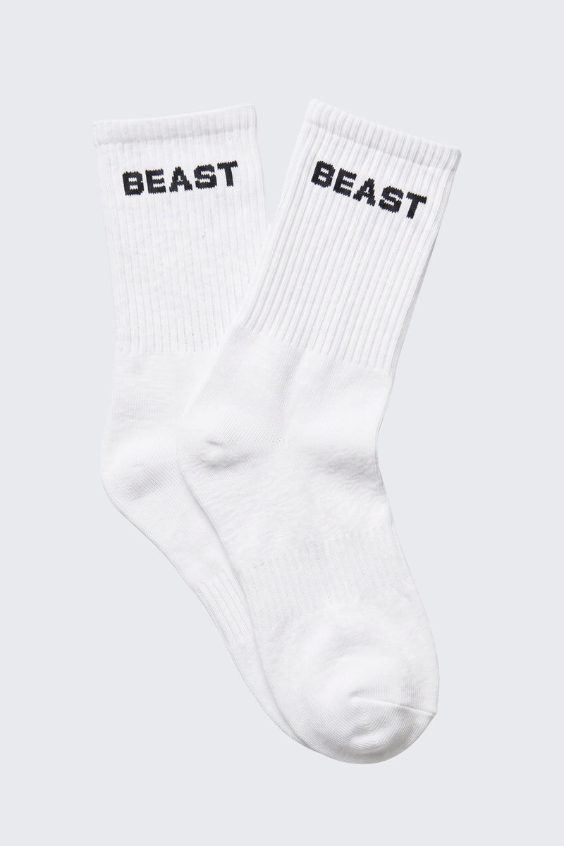 Beast Socks - White