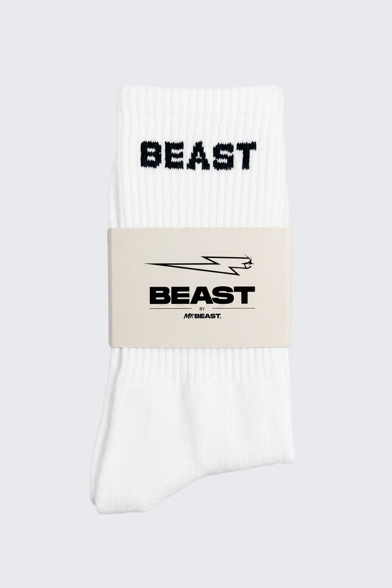 Beast Socks - White