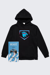 Beast Edition Plate Hoodie + 2 Pack Baseballs Bundle - Black swatch image