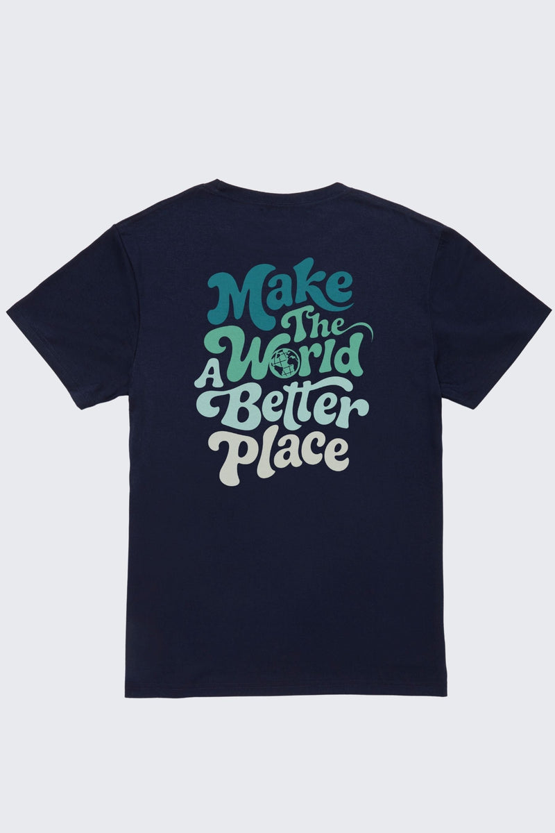 Make the World a Better Place Retro Tee - Adult