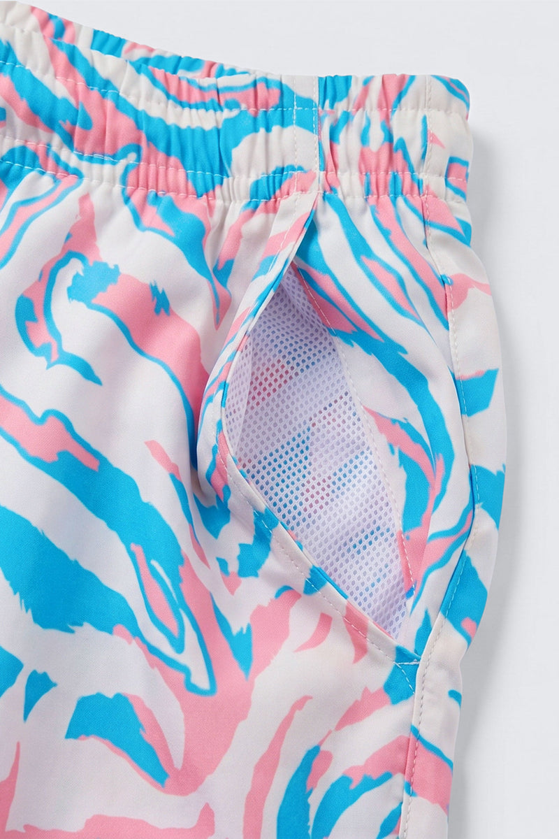Panther Print Board Shorts - Adult