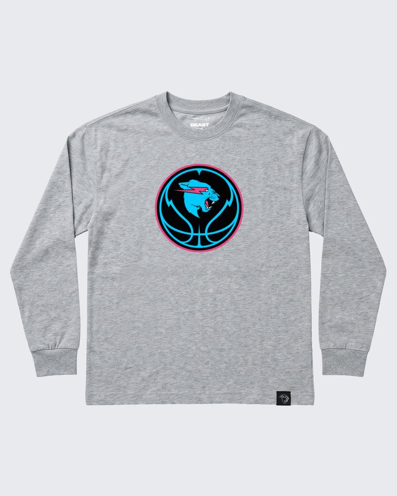 Beast Basketball Icon Long Sleeve Tee