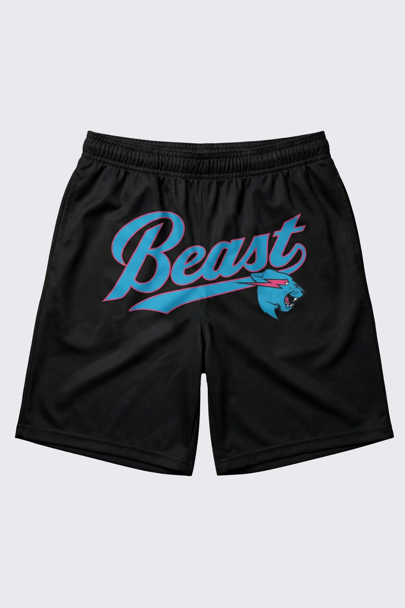 Beast Script Baseball Shorts