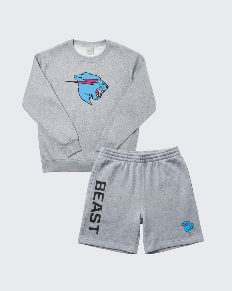 Beast Panther Sweat Set Bundle - Gray