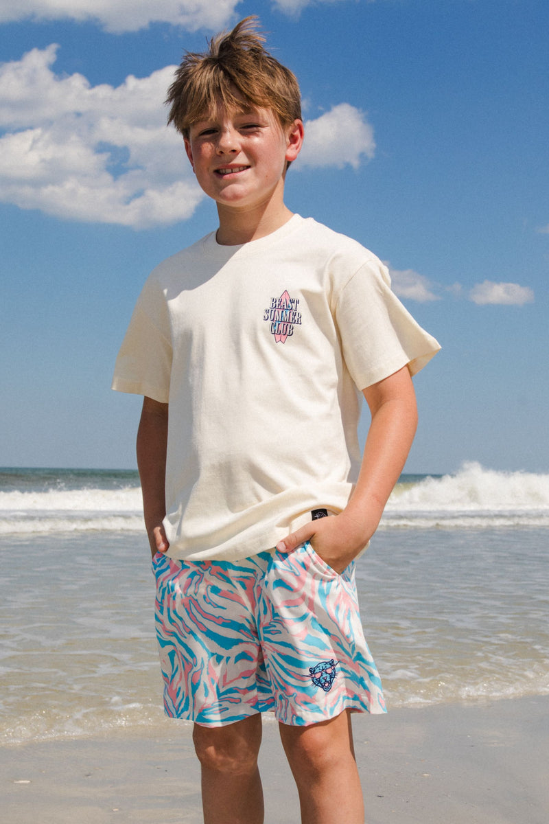 Panther Print Board Shorts