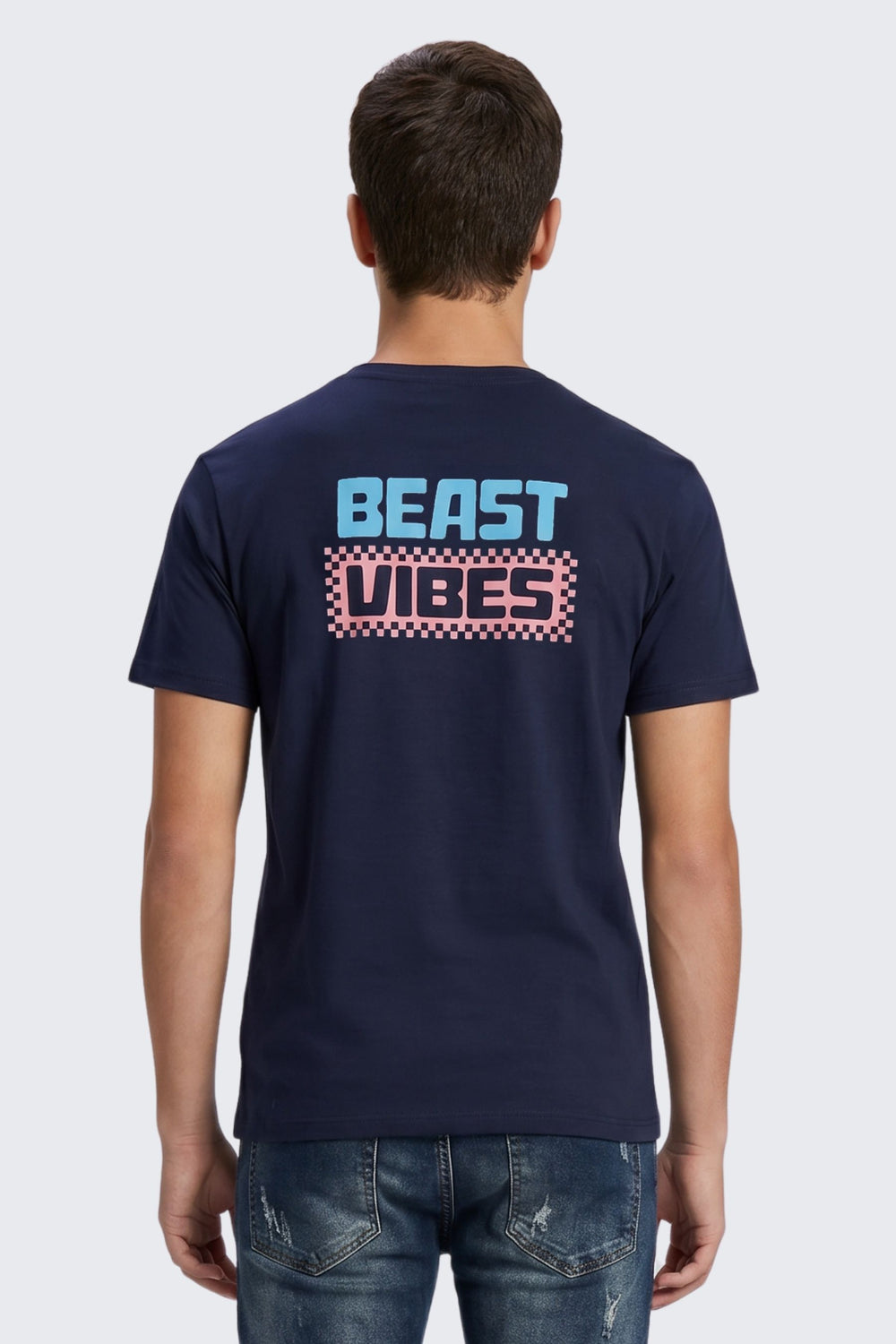 Beast Vibes Checkerboard Tee