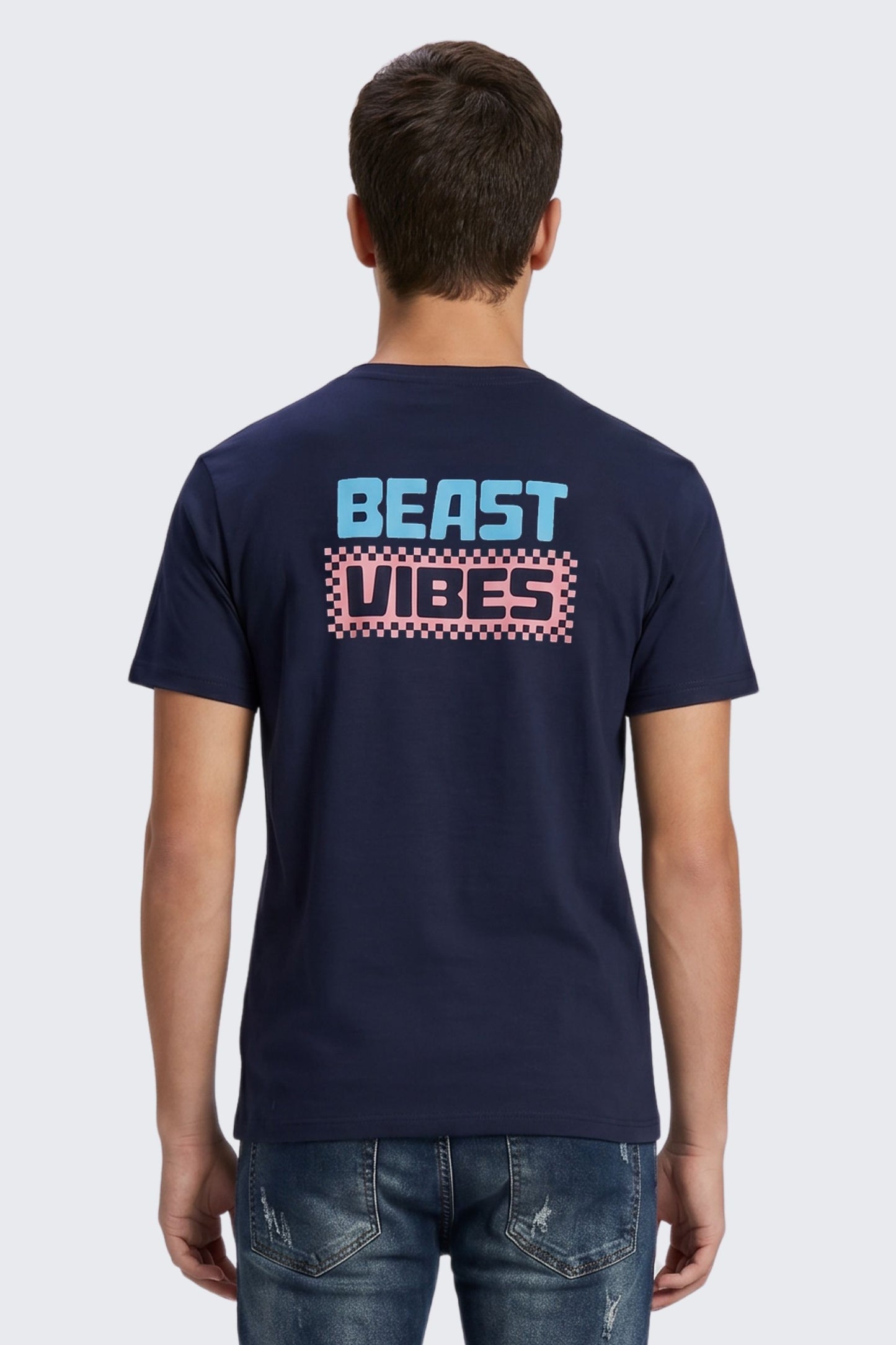 Beast Vibes Checkerboard Tee
