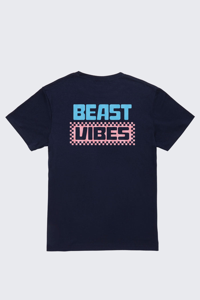 Beast Vibes Checkerboard Tee - Adult