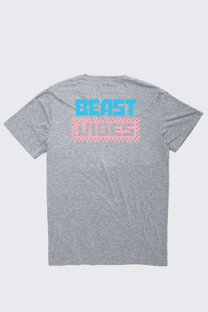Beast Vibes Checkerboard Tee - Adult