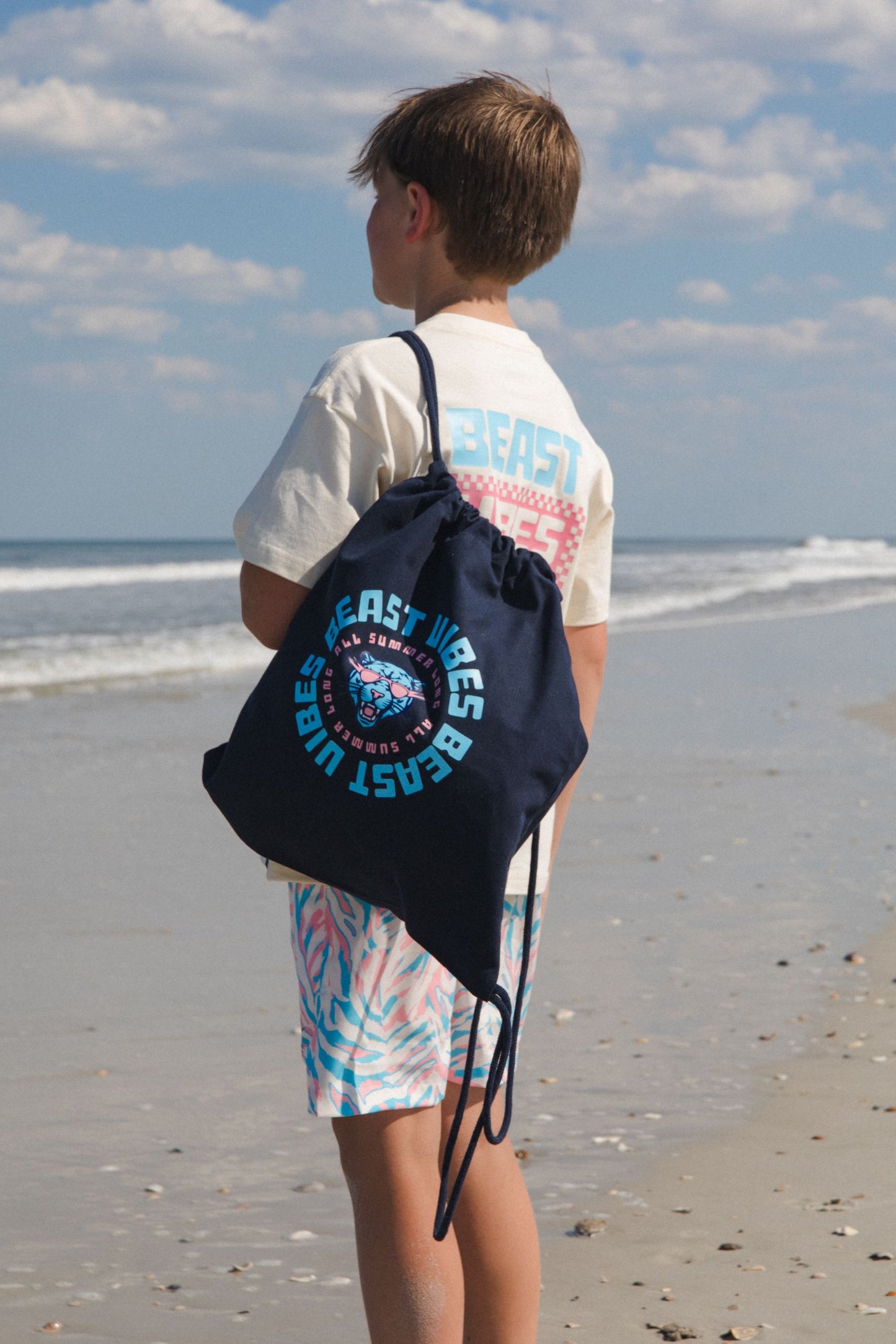Beast Vibes Drawstring Canvas Bag