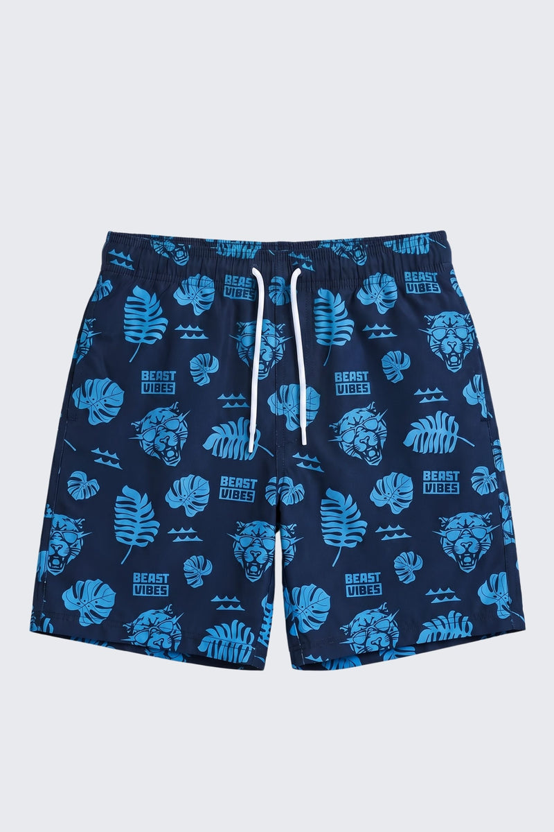 Beast Vibes Wave Board Shorts - Adult