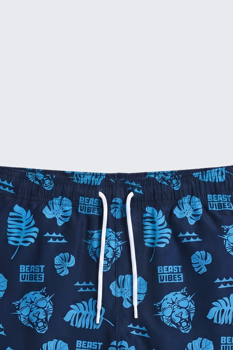 Beast Vibes Wave Board Shorts - Adult