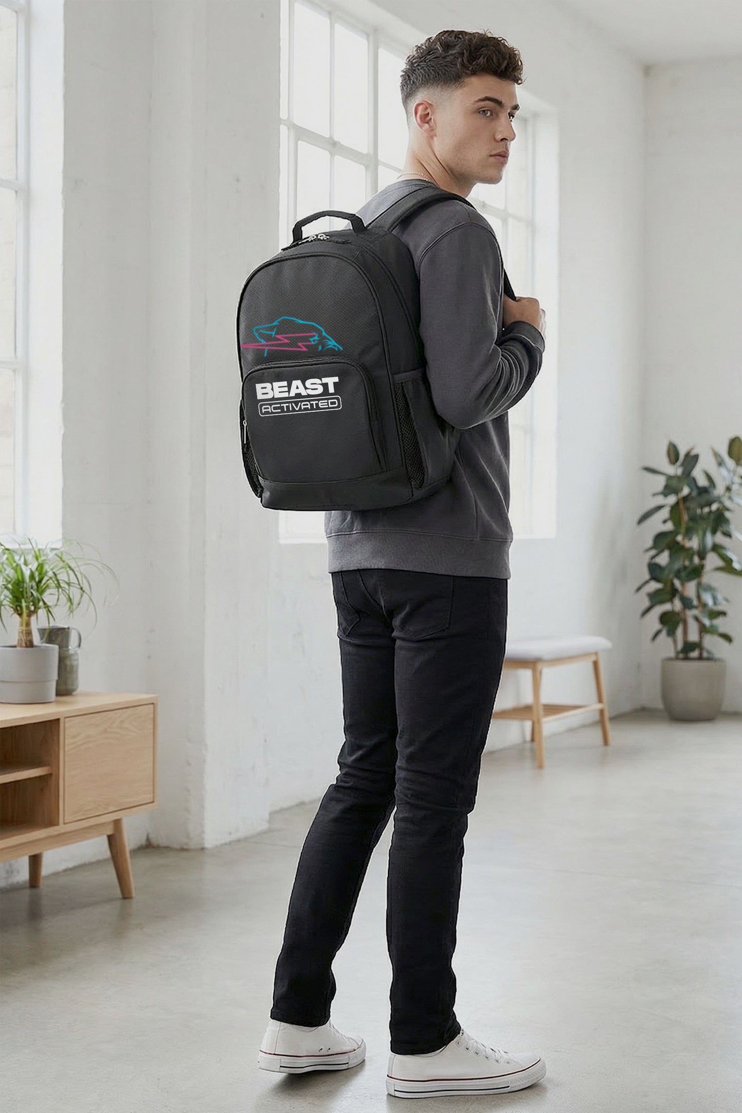 Glow In The Dark Beast Activated Backpack