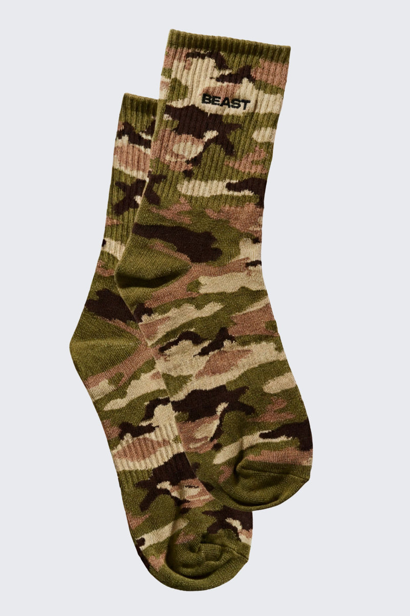 MrBeast Camo Socks