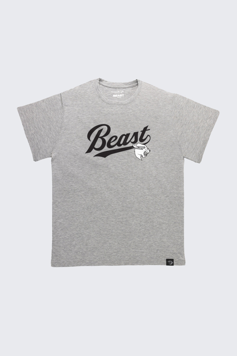 Beast Script Baseball Tee
