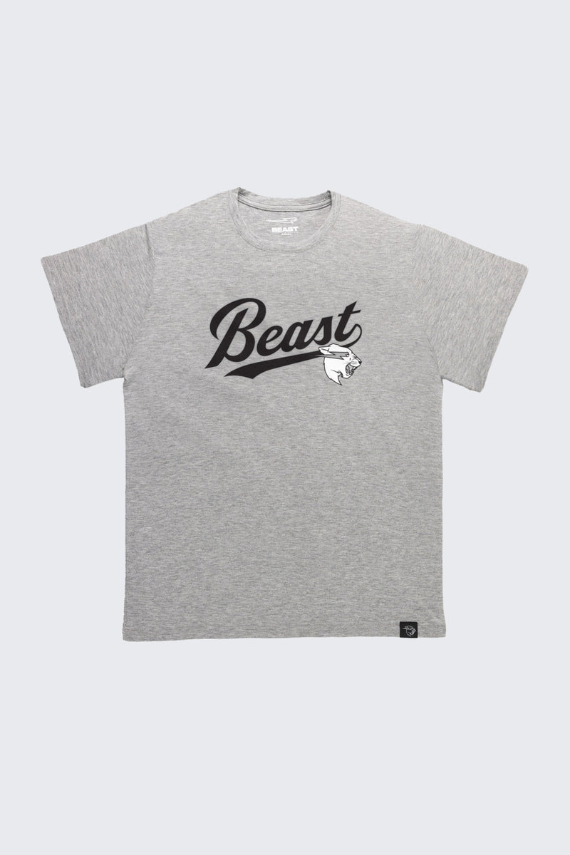 Beast Script Baseball Tee - Adult