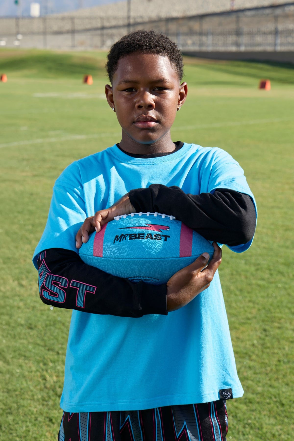MRBEAST FOOTBALL - BLUE