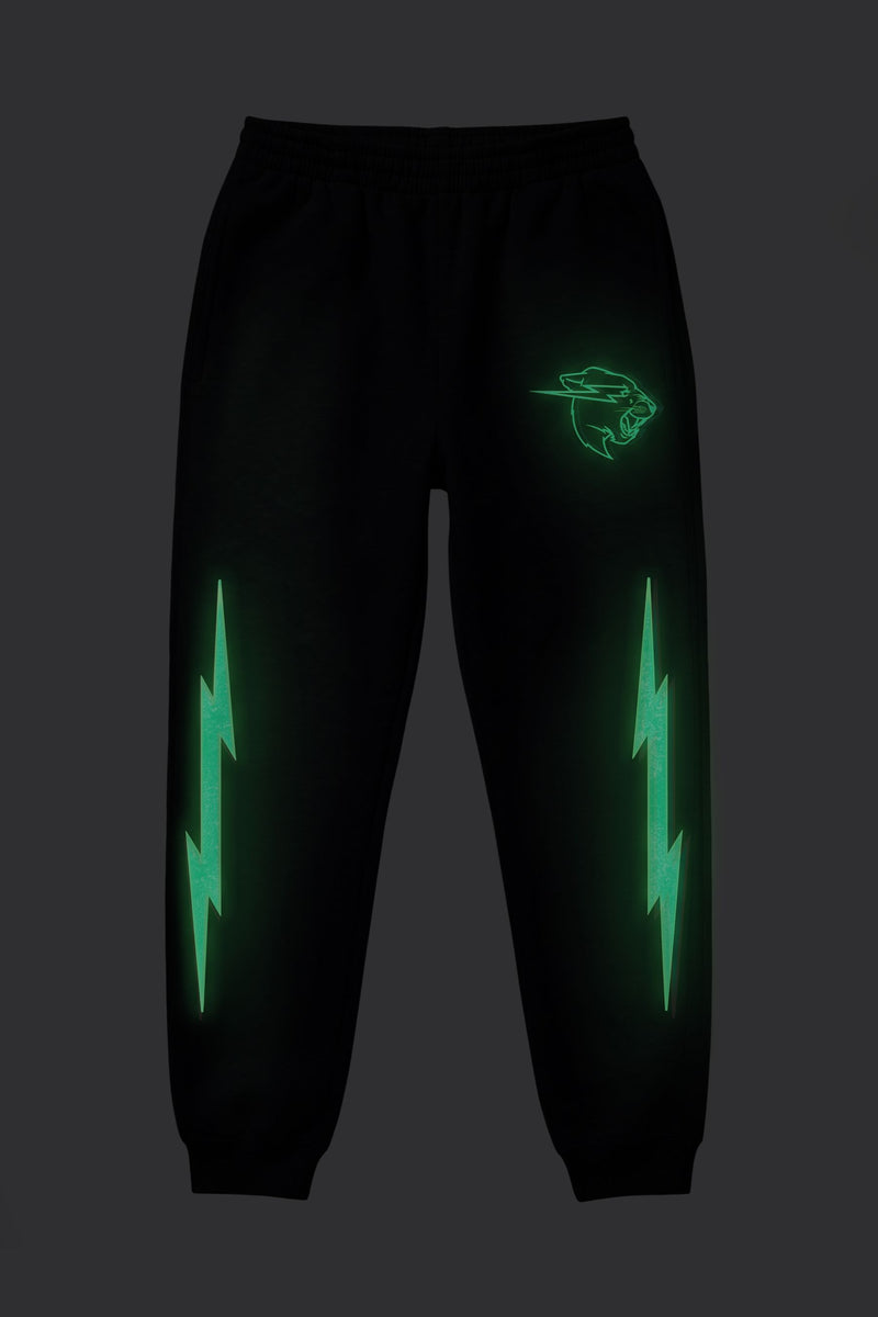 Glow in the Dark Bolt Sweat Joggers
