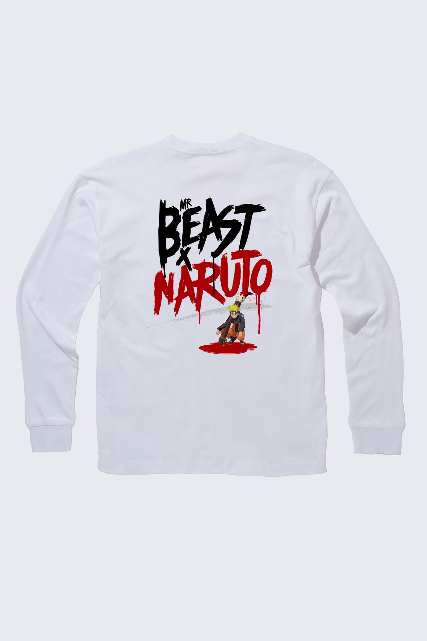 MrBeast x Naruto Gaka Long Sleeve Tee