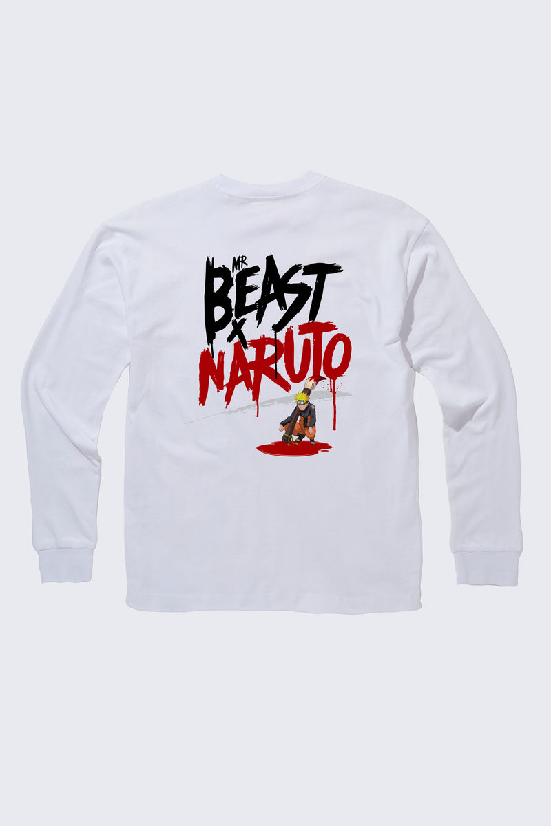 MrBeast x NARUTO Gaka Long Sleeve Tee