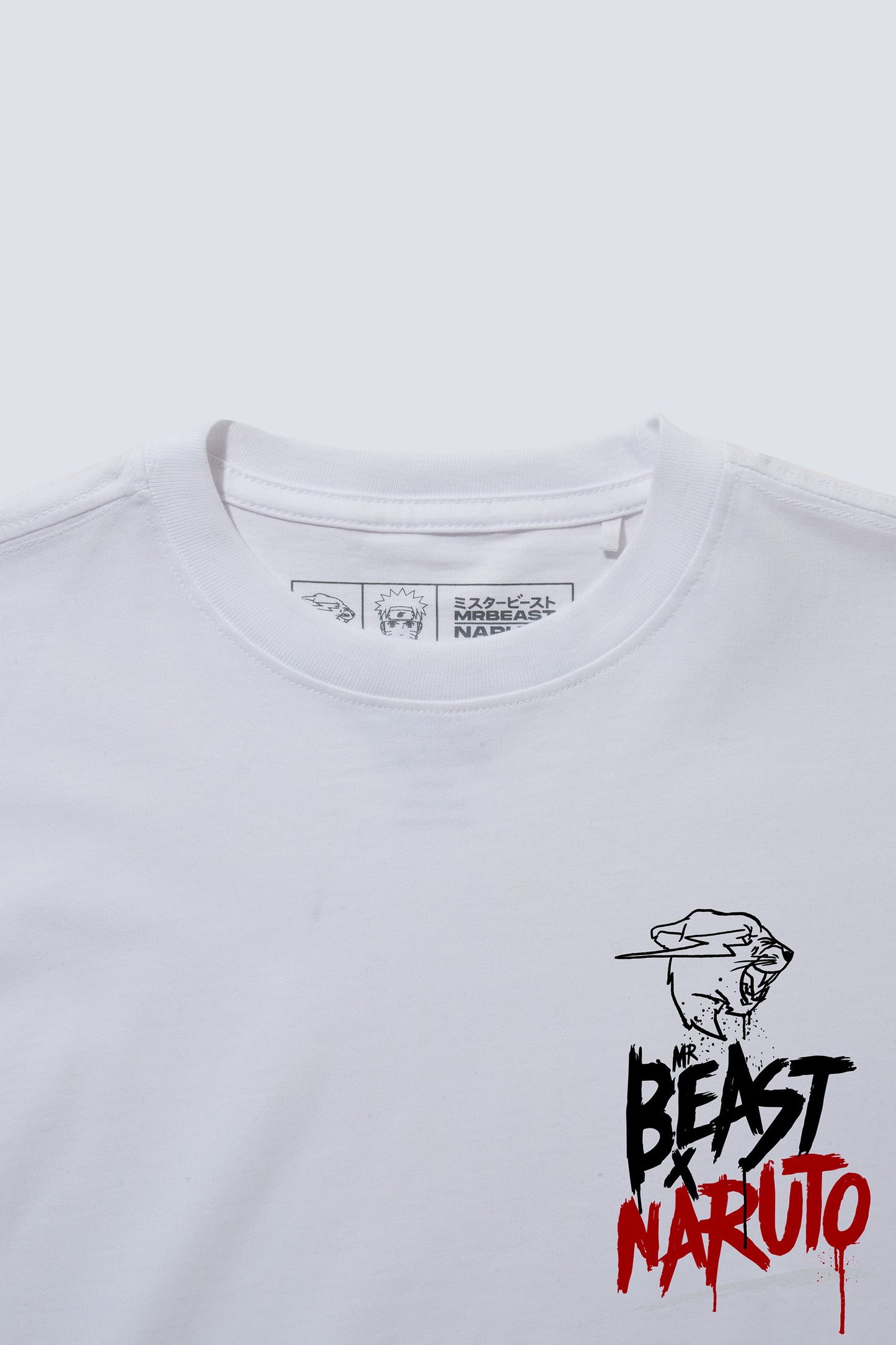 MrBeast x Naruto Gaka Long Sleeve Tee