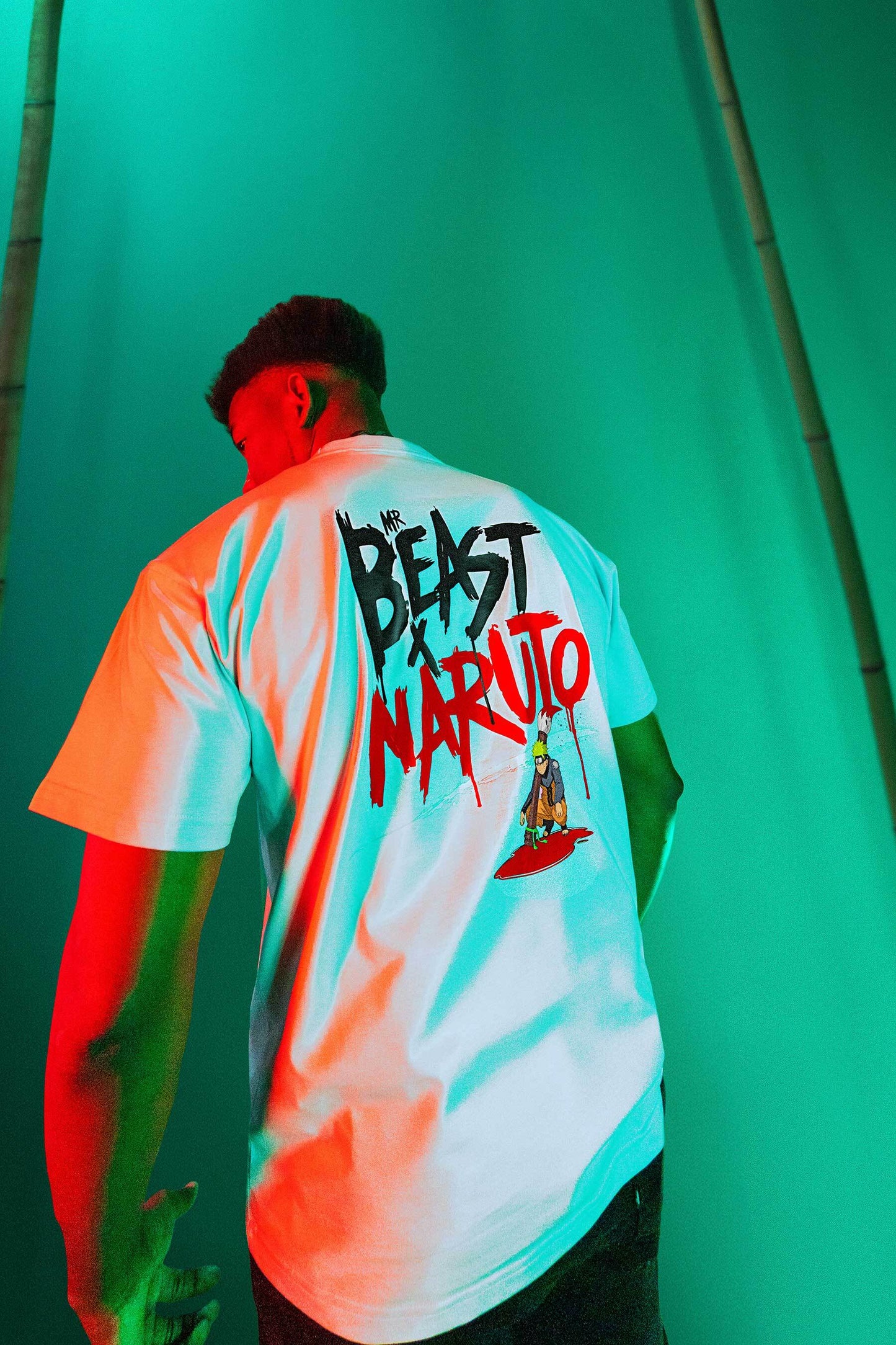 MrBeast x NARUTO Gaka Tee