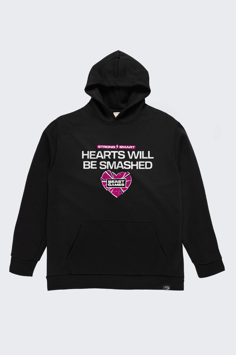 Beast Games Hearts will be Smashed Hoodie - Adult