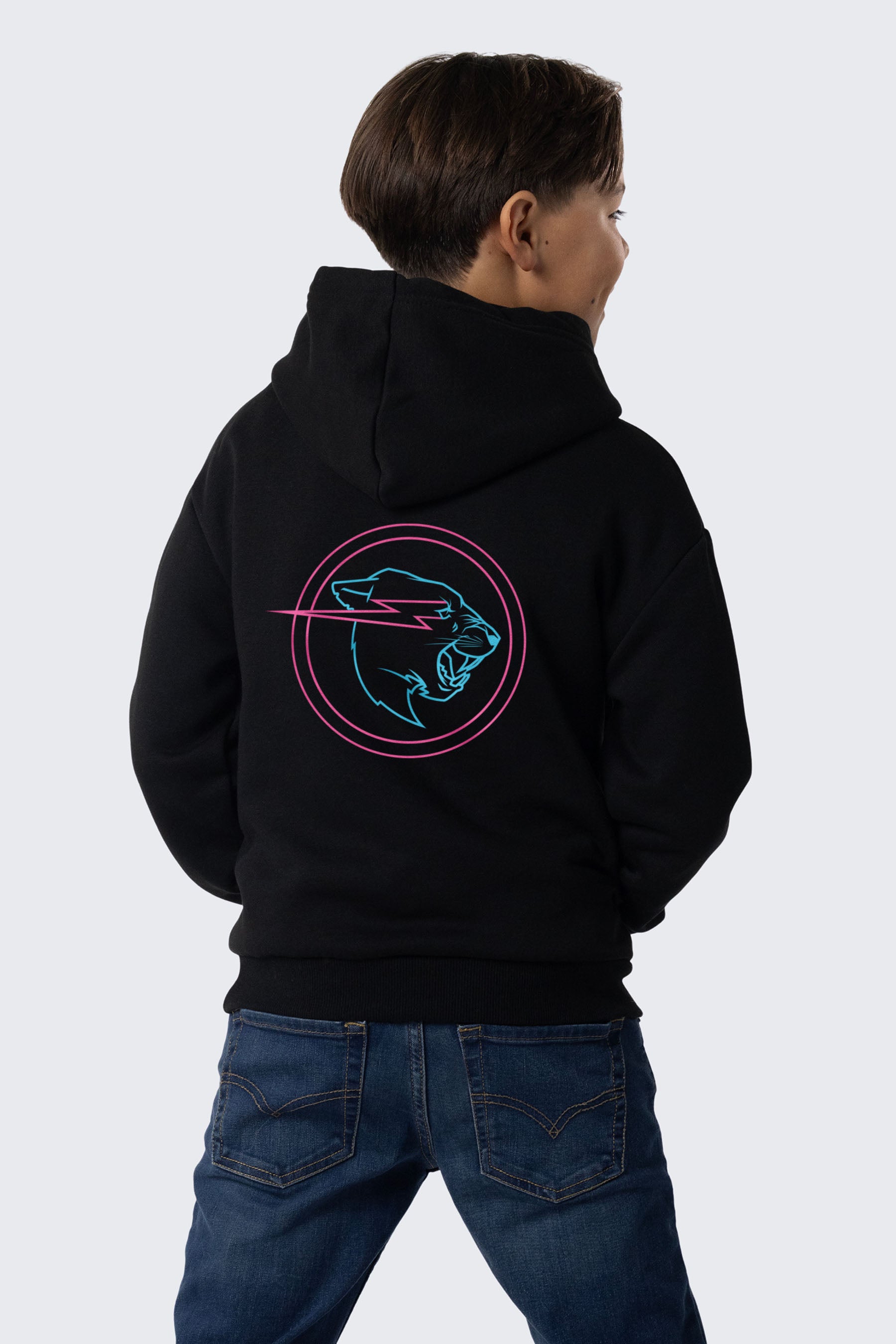 Glow In The Dark Beast Activated Zip Hoodie – MrBeast.store