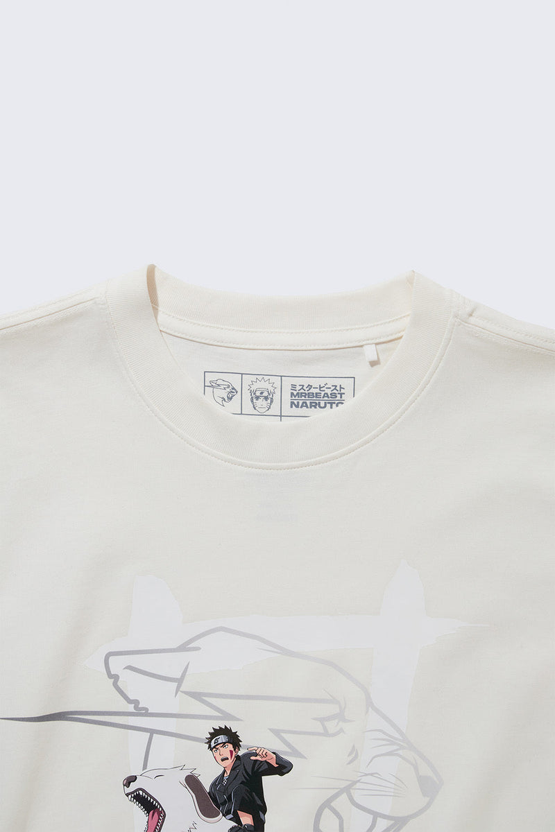 MrBeast x NARUTO Kiba And Akamaru Tee - Adult