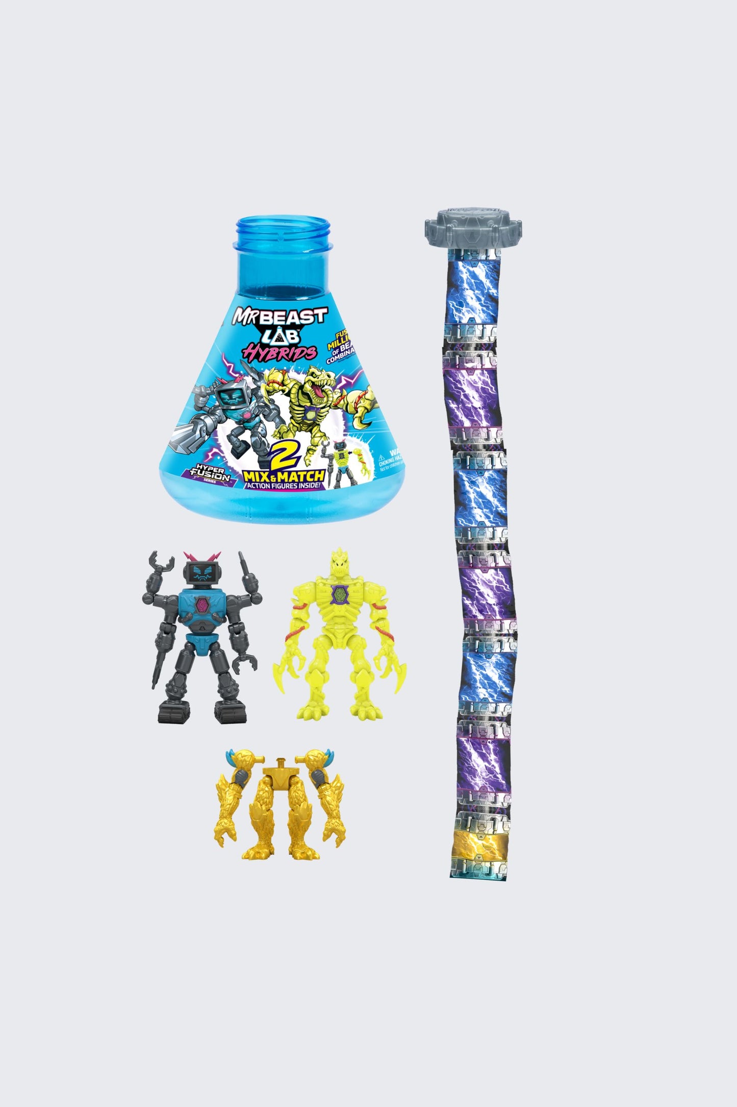 MrBeast Lab Hybrids Action Figure 2-pack – Hyper Fusion Series