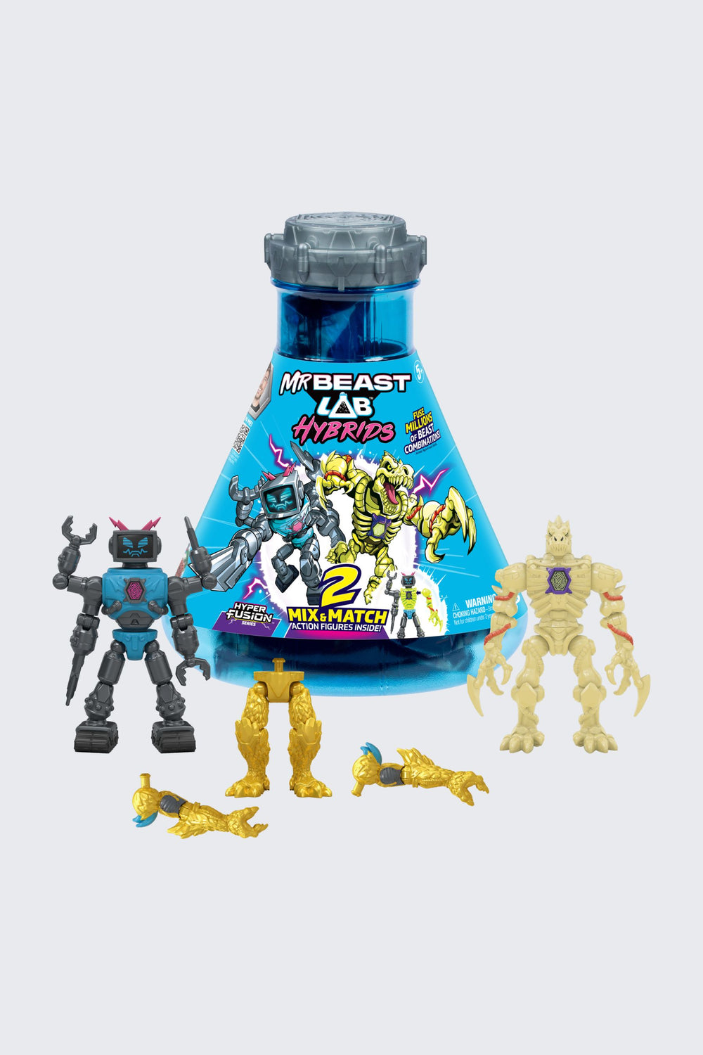 MrBeast Lab Hybrids Action Figure 2-pack – Hyper Fusion Series