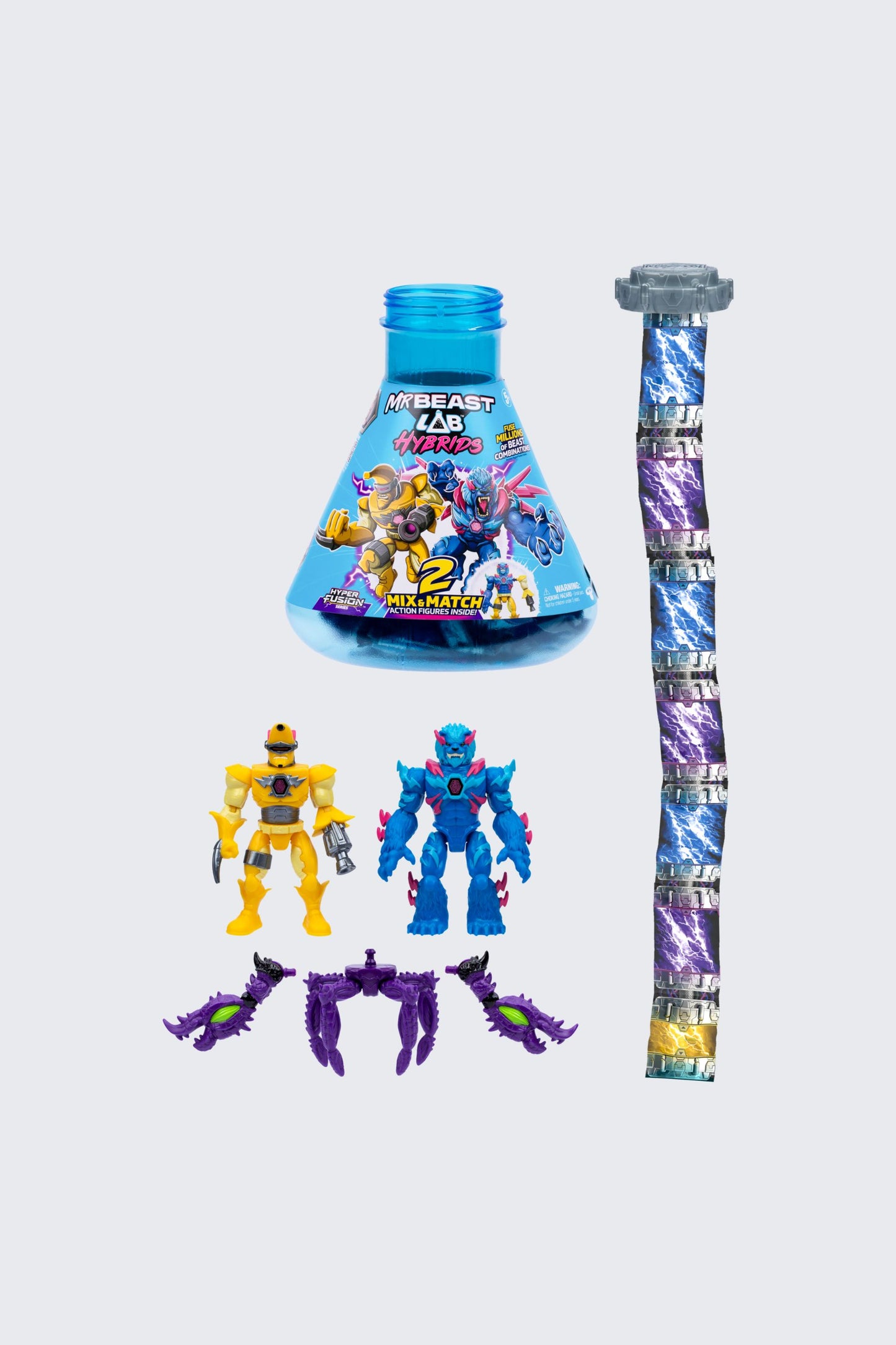 MrBeast Lab Hybrids Action Figure 2-pack – Hyper Fusion Series