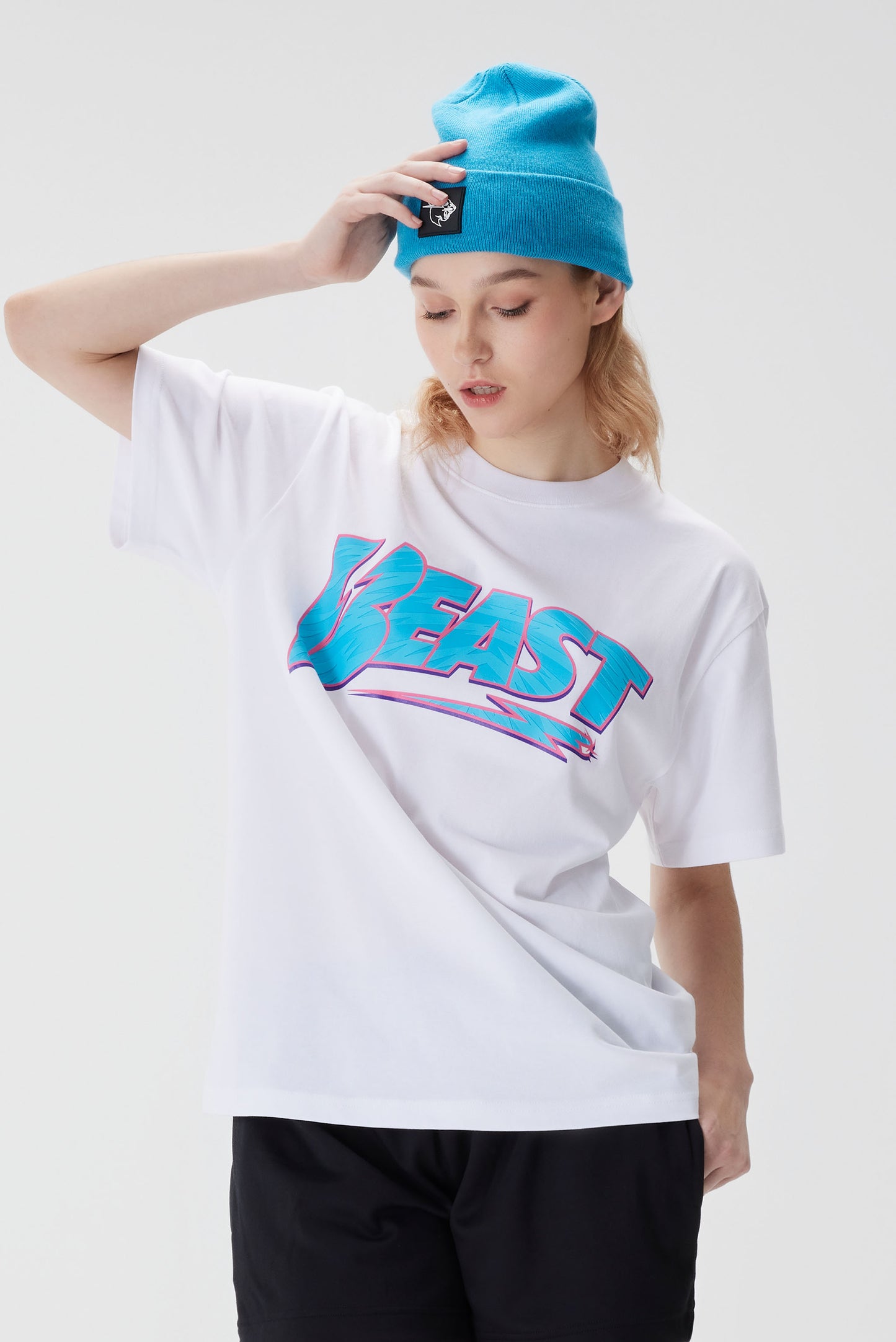 3D BOLT S/SLEEVE TEE - WHITE