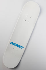 BEAST SKATE DECK - WHITE