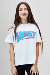 KIDS 3D BOLT S/SLEEVE TEE - WHITE