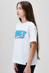 KIDS 3D BOLT S/SLEEVE TEE - WHITE
